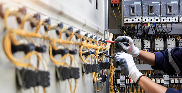 Professional Electrician technician working in Stuart, VA